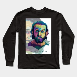 George Carlin WPAP Long Sleeve T-Shirt